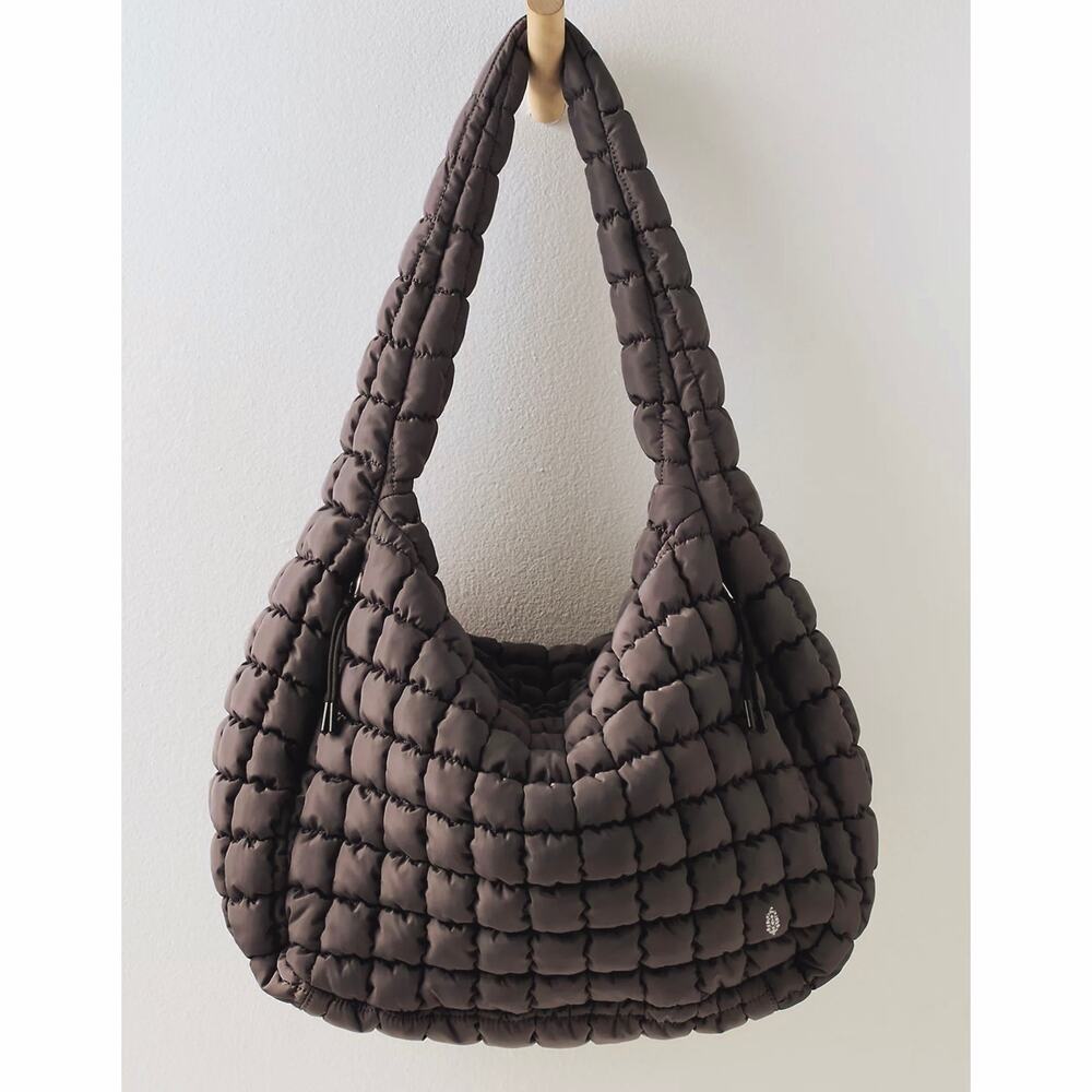 Free People Movement Quilted Carryall Bag Gray - Picture 6 of 6